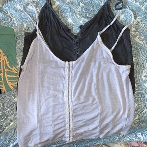Two American eagle crop tops